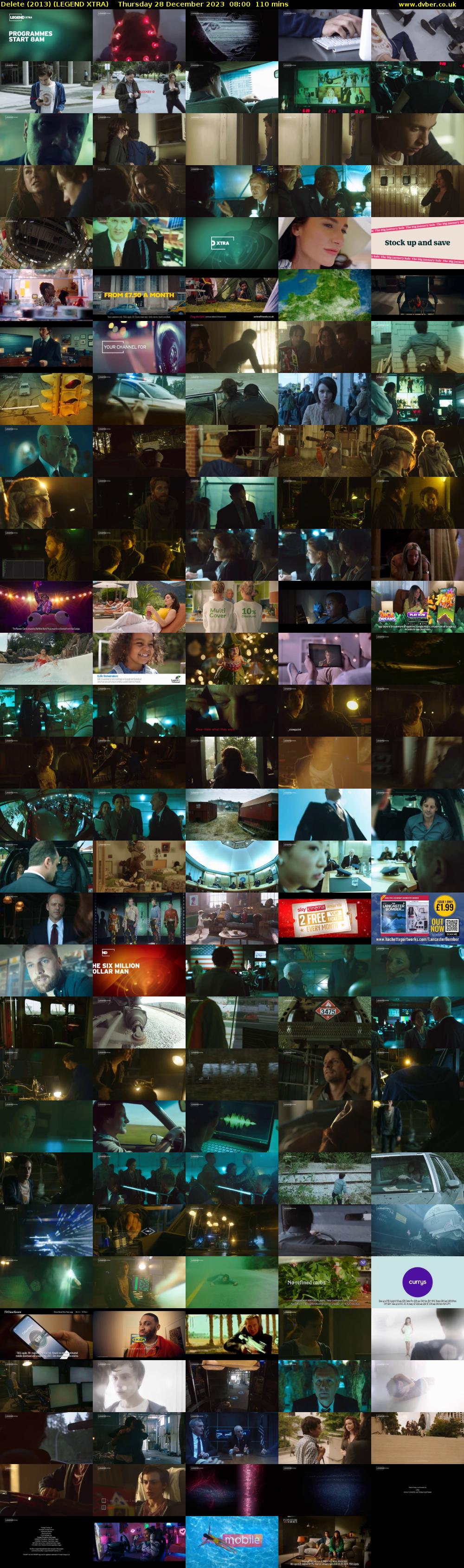 Delete (2013) (LEGEND XTRA) Thursday 28 December 2023 08:00 - 09:50