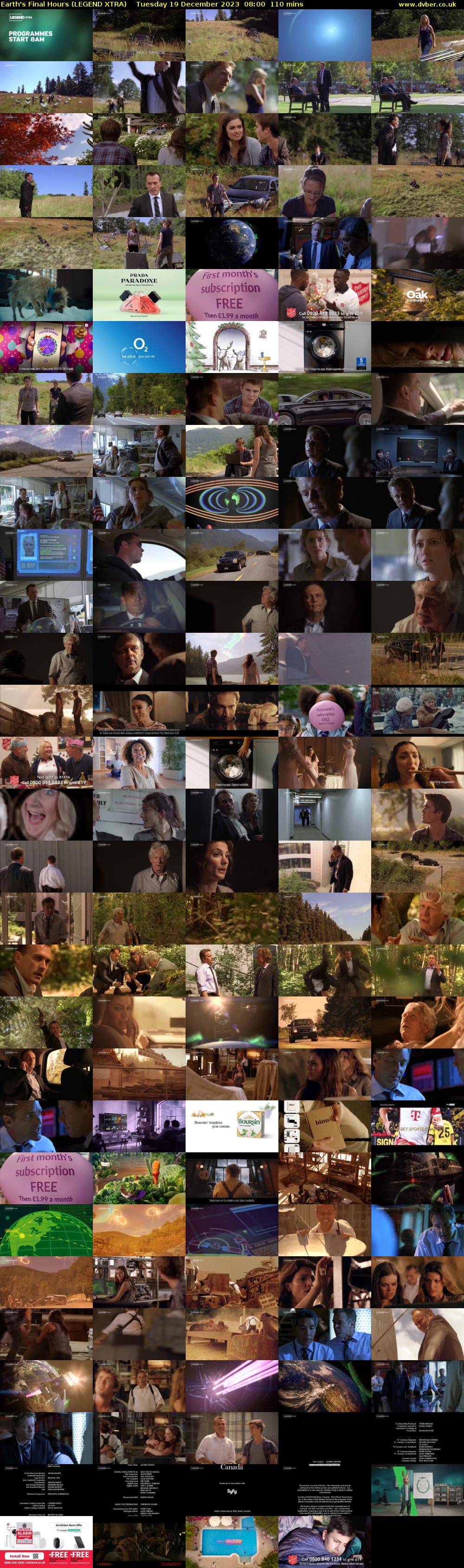 Earth's Final Hours (LEGEND XTRA) Tuesday 19 December 2023 08:00 - 09:50