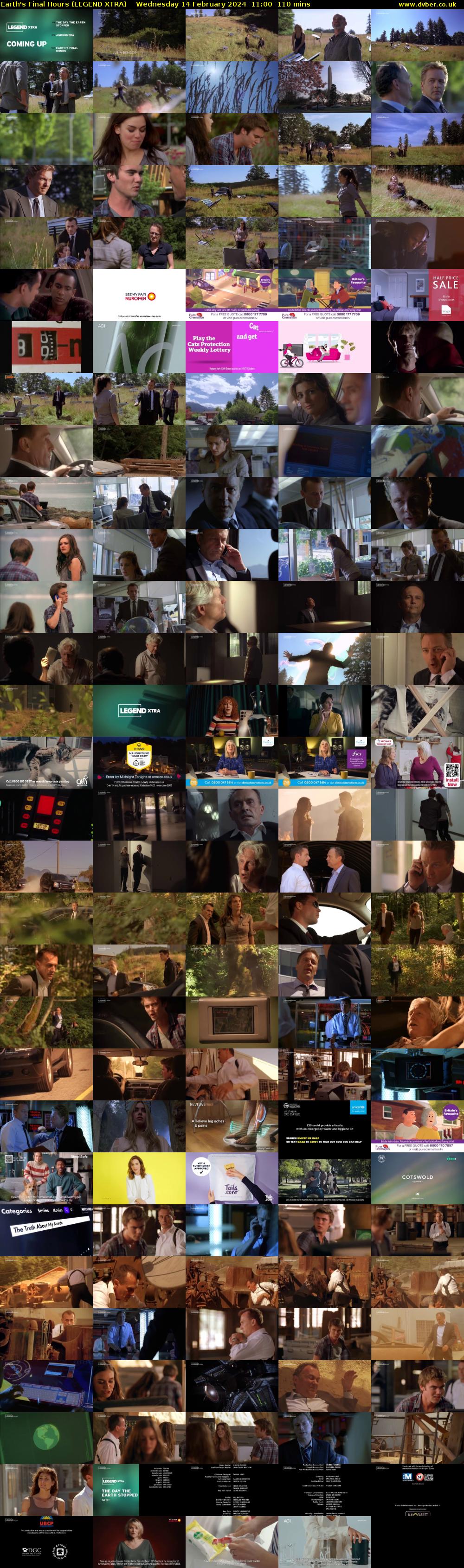 Earth's Final Hours (LEGEND XTRA) Wednesday 14 February 2024 11:00 - 12:50