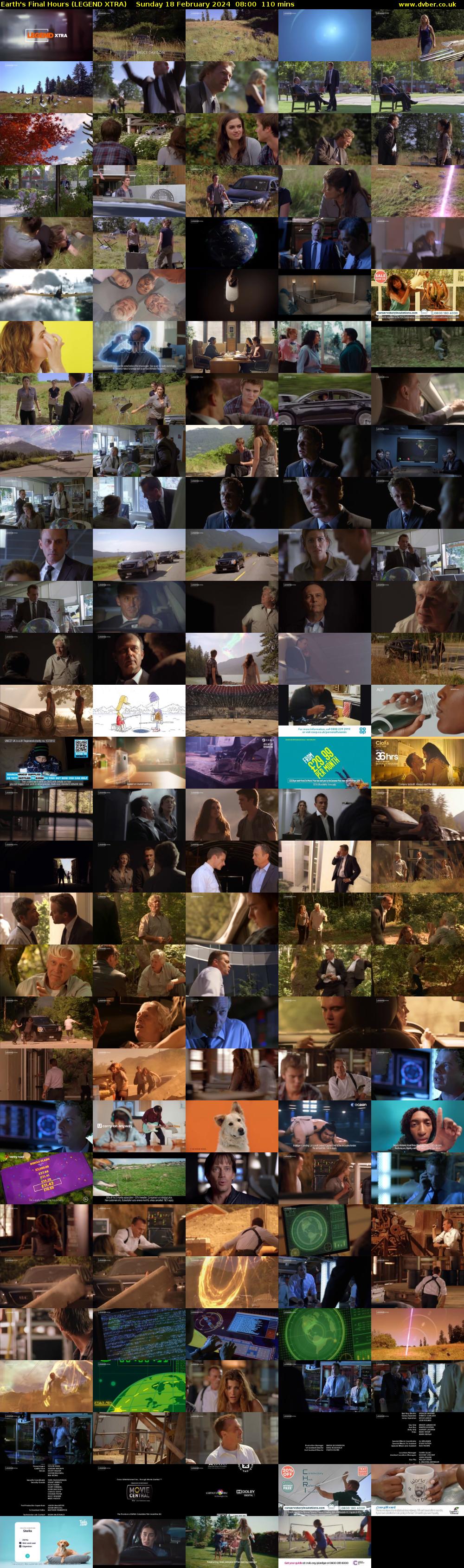 Earth's Final Hours (LEGEND XTRA) Sunday 18 February 2024 08:00 - 09:50