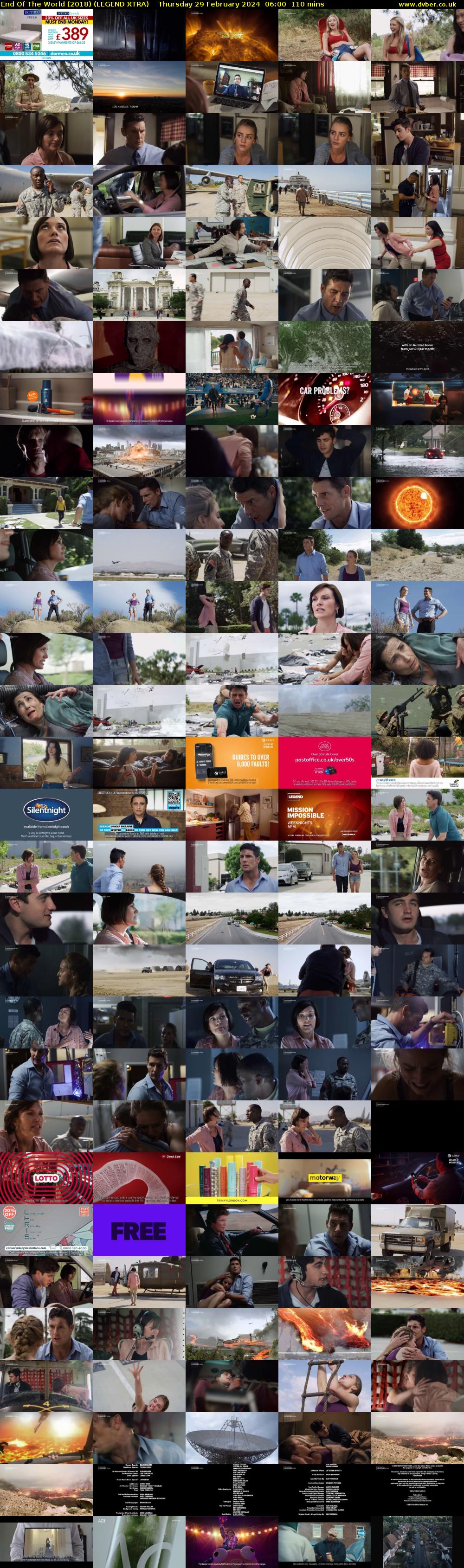 End Of The World (2018) (LEGEND XTRA) Thursday 29 February 2024 06:00 - 07:50