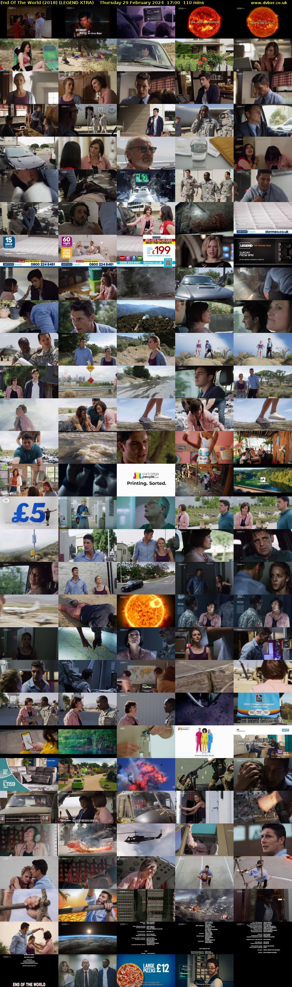 End Of The World (2018) (LEGEND XTRA) Thursday 29 February 2024 17:00 - 18:50