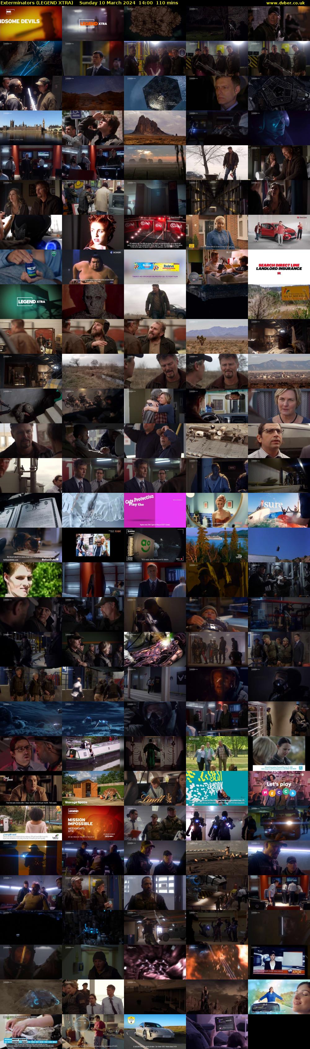 Exterminators (LEGEND XTRA) Sunday 10 March 2024 14:00 - 15:50