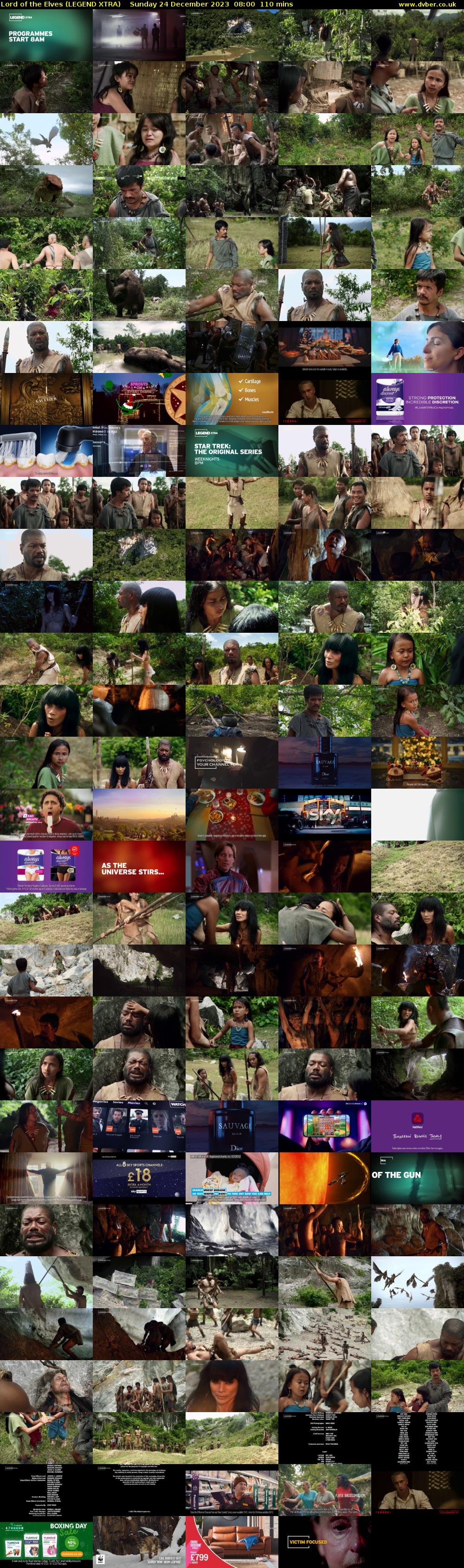 Lord of the Elves (LEGEND XTRA) Sunday 24 December 2023 08:00 - 09:50