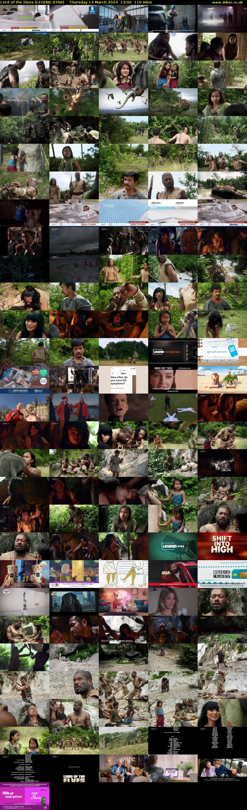 Lord of the Elves (LEGEND XTRA) Thursday 14 March 2024 13:00 - 14:50
