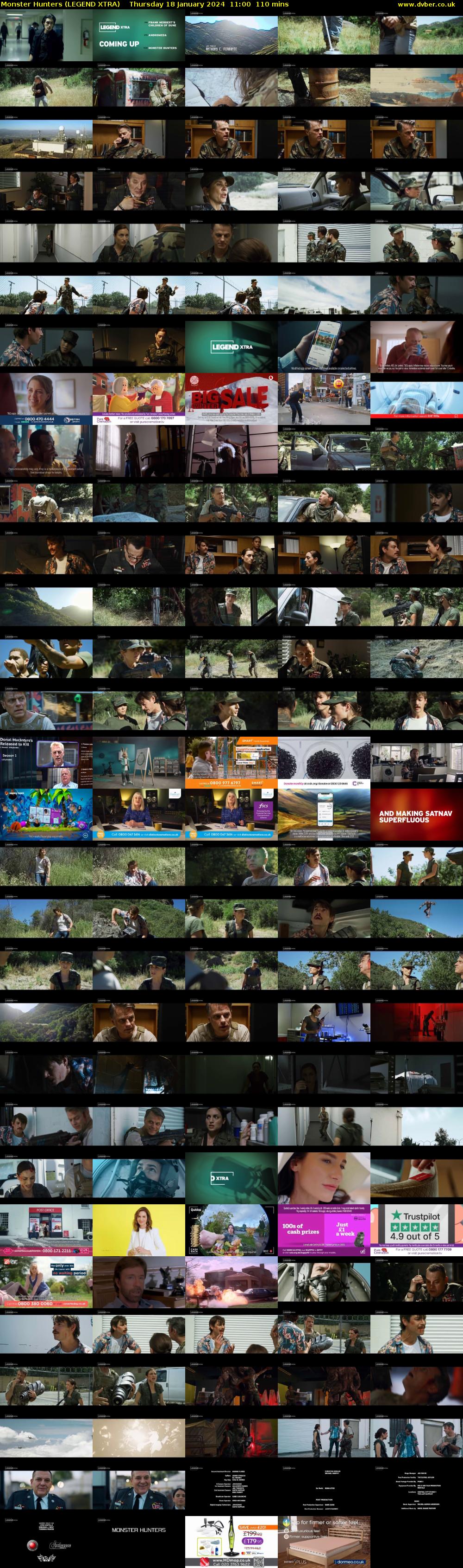 Monster Hunters (LEGEND XTRA) Thursday 18 January 2024 11:00 - 12:50
