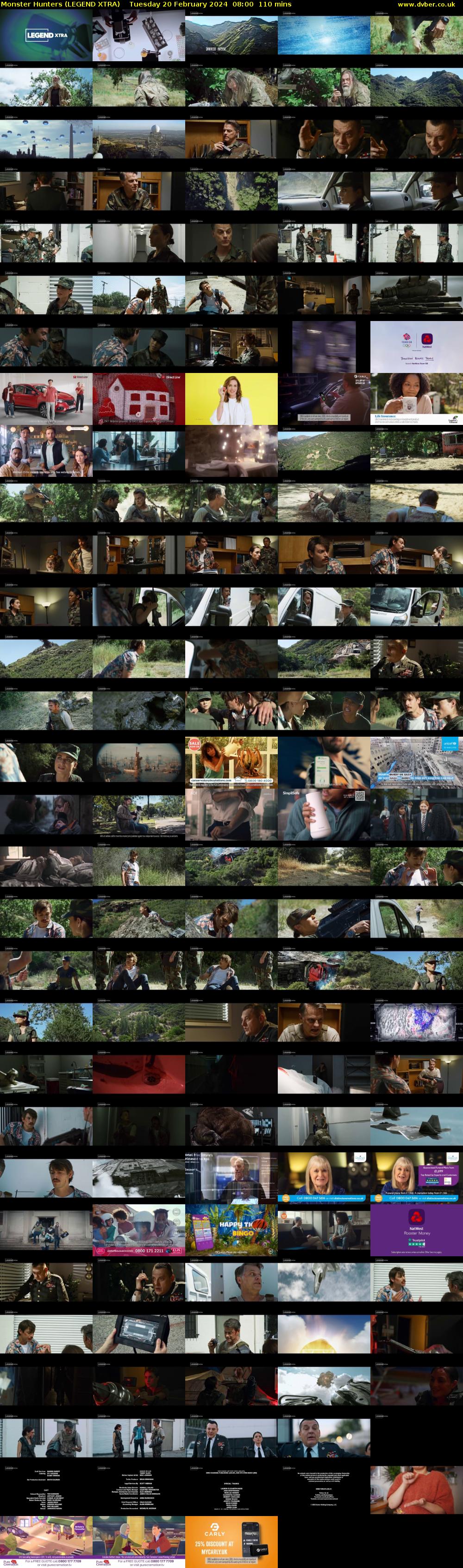Monster Hunters (LEGEND XTRA) Tuesday 20 February 2024 08:00 - 09:50