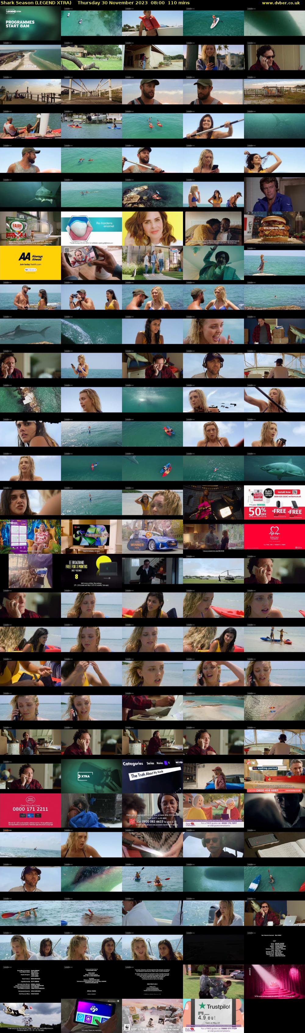 Shark Season (LEGEND XTRA) Thursday 30 November 2023 08:00 - 09:50