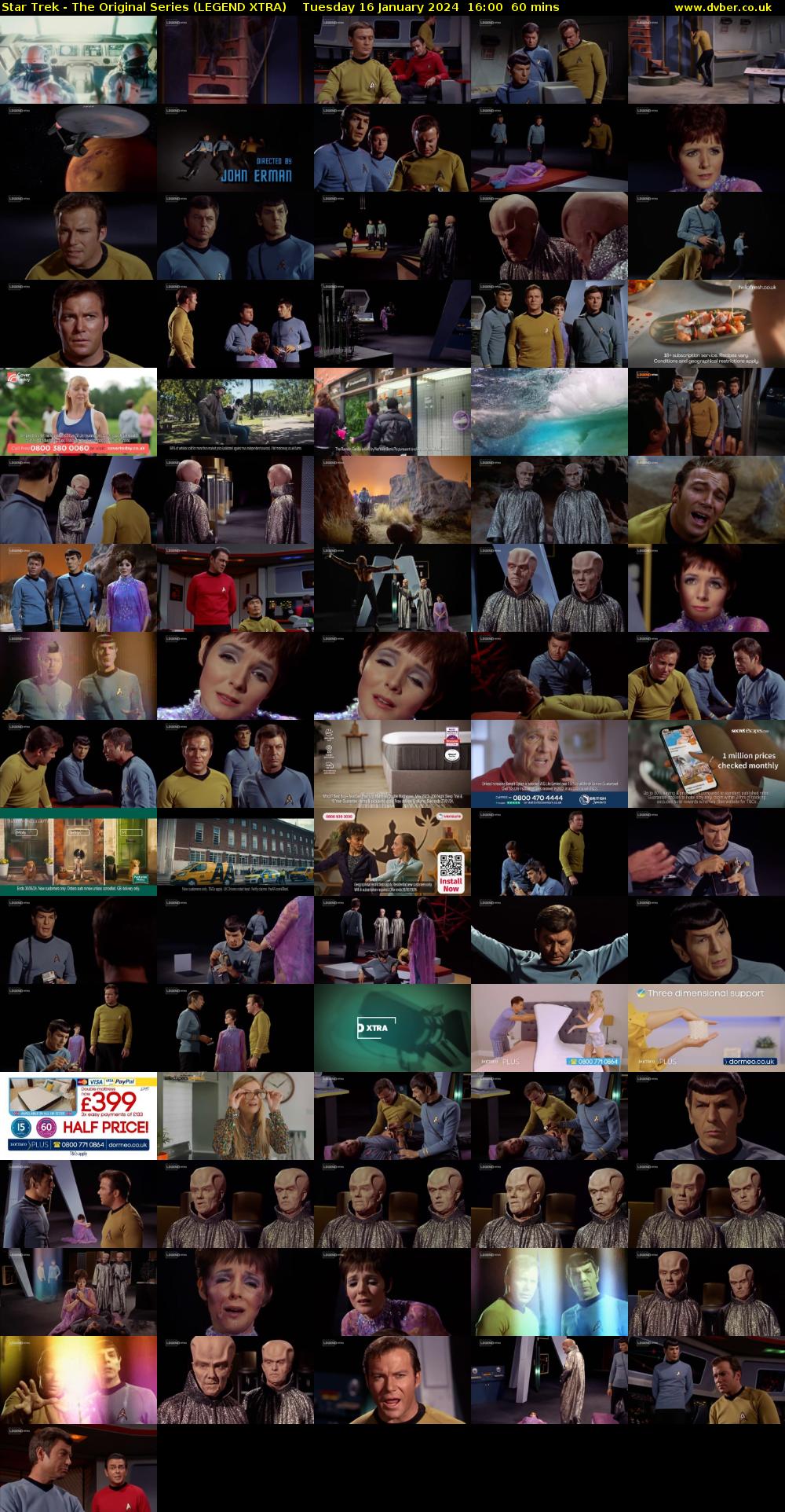 Star Trek - The Original Series (LEGEND XTRA) Tuesday 16 January 2024 16:00 - 17:00