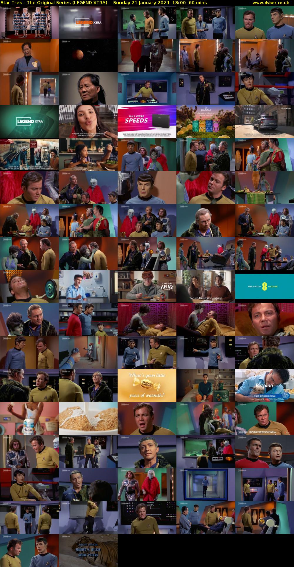 Star Trek - The Original Series (LEGEND XTRA) Sunday 21 January 2024 18:00 - 19:00