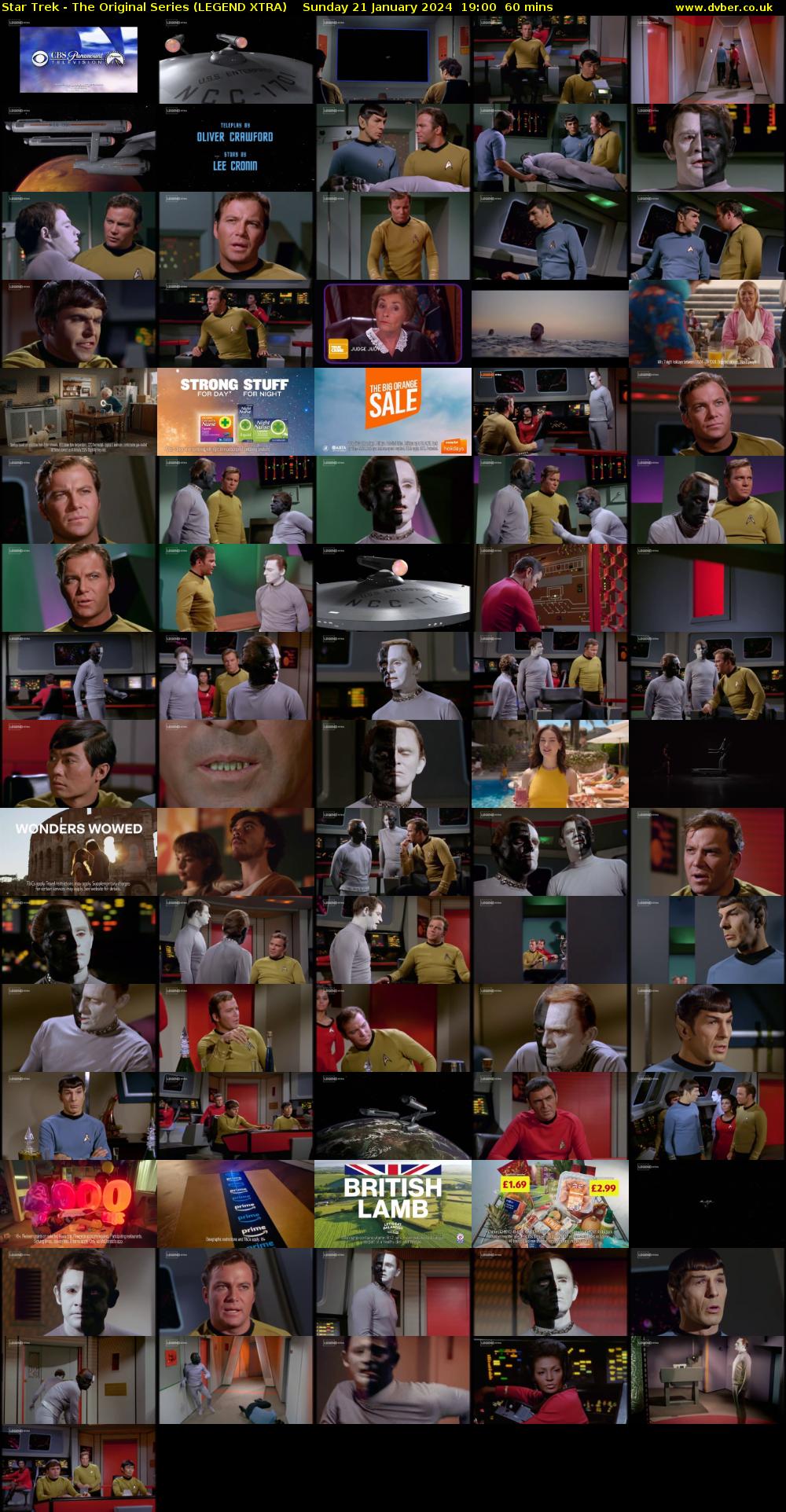 Star Trek - The Original Series (LEGEND XTRA) Sunday 21 January 2024 19:00 - 20:00
