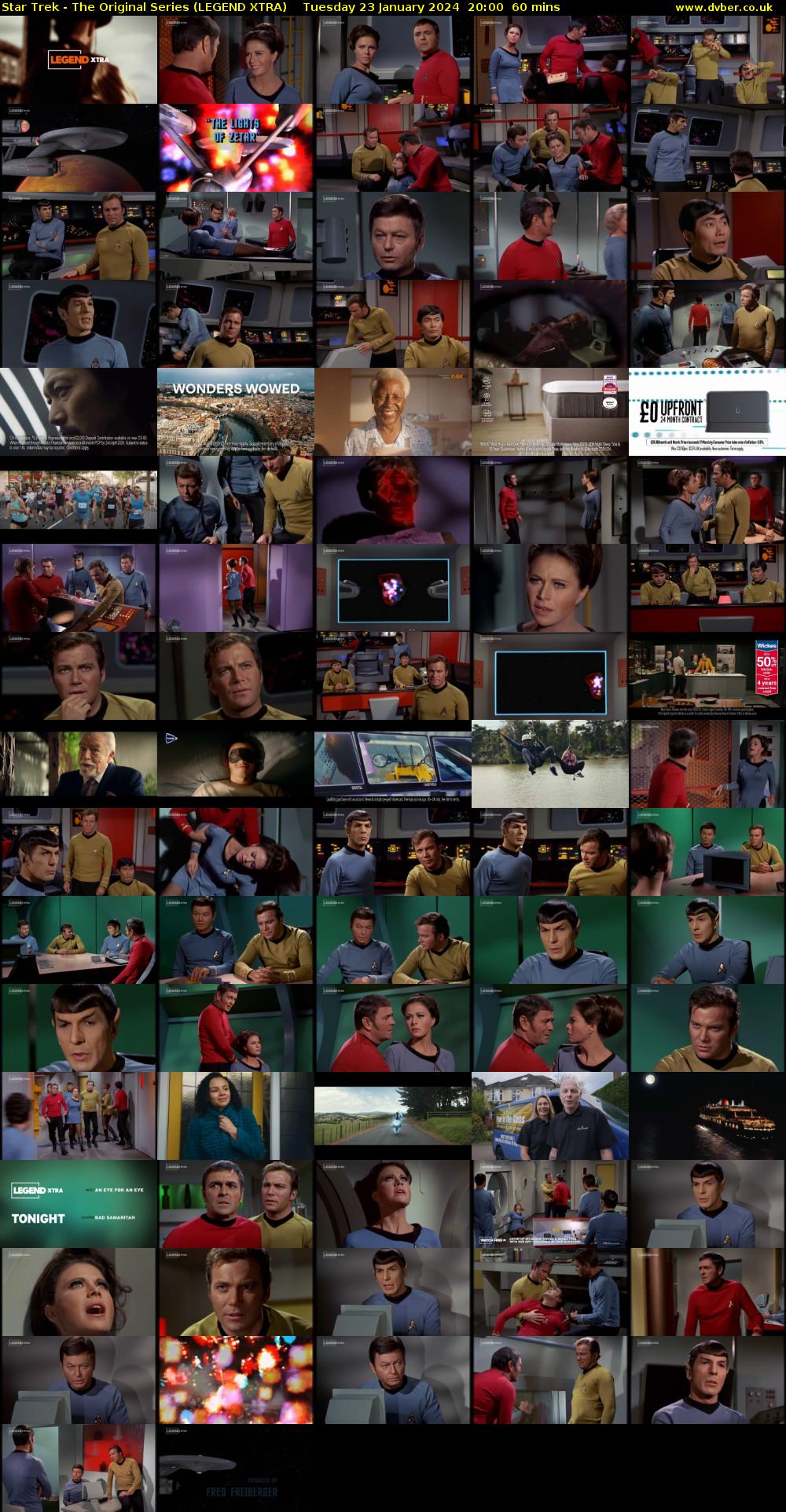 Star Trek - The Original Series (LEGEND XTRA) Tuesday 23 January 2024 20:00 - 21:00