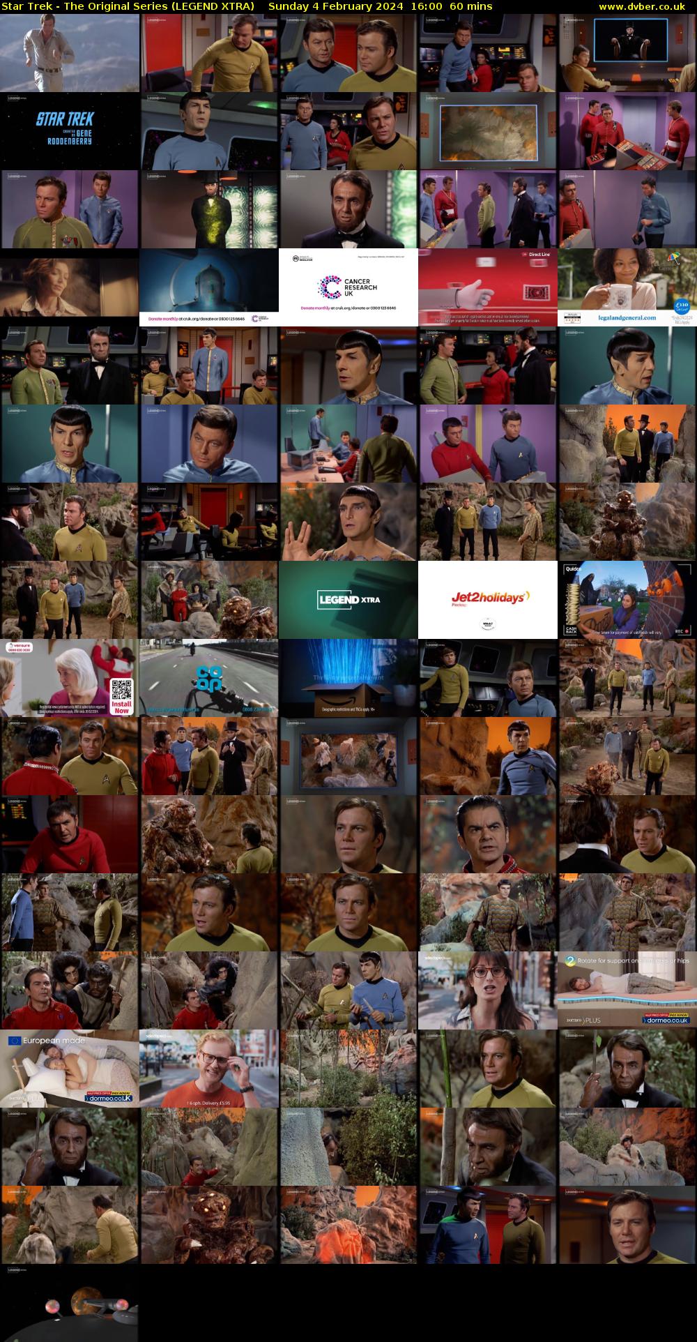 Star Trek - The Original Series (LEGEND XTRA) Sunday 4 February 2024 16:00 - 17:00