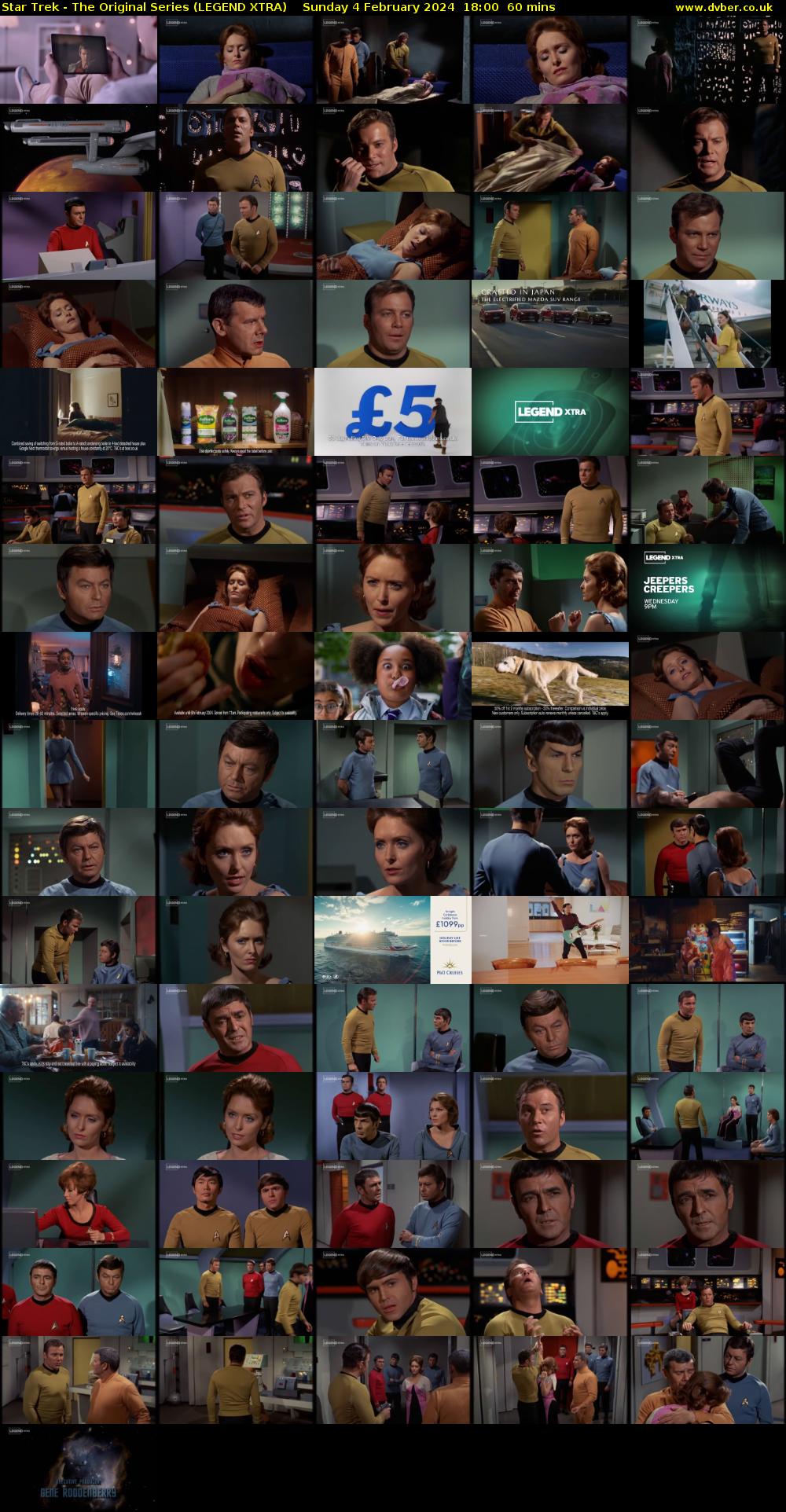 Star Trek - The Original Series (LEGEND XTRA) Sunday 4 February 2024 18:00 - 19:00