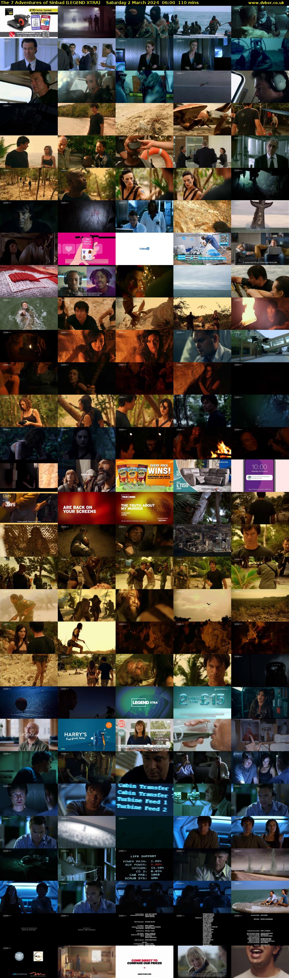 The 7 Adventures of Sinbad (LEGEND XTRA) Saturday 2 March 2024 06:00 - 07:50