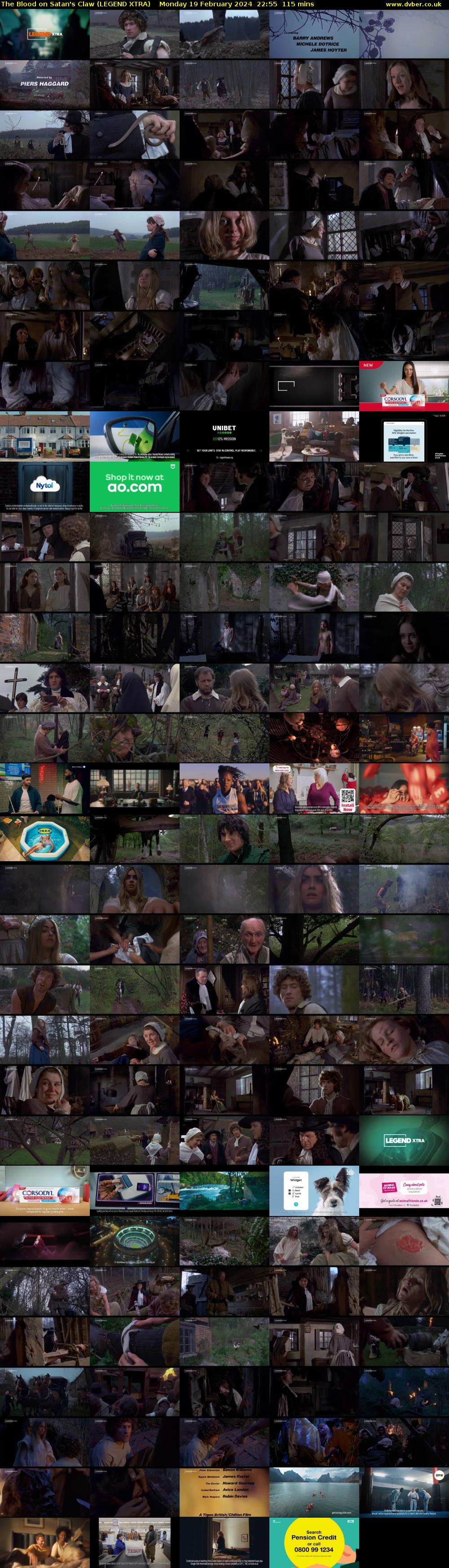 The Blood on Satan's Claw (LEGEND XTRA) Monday 19 February 2024 22:55 - 00:50