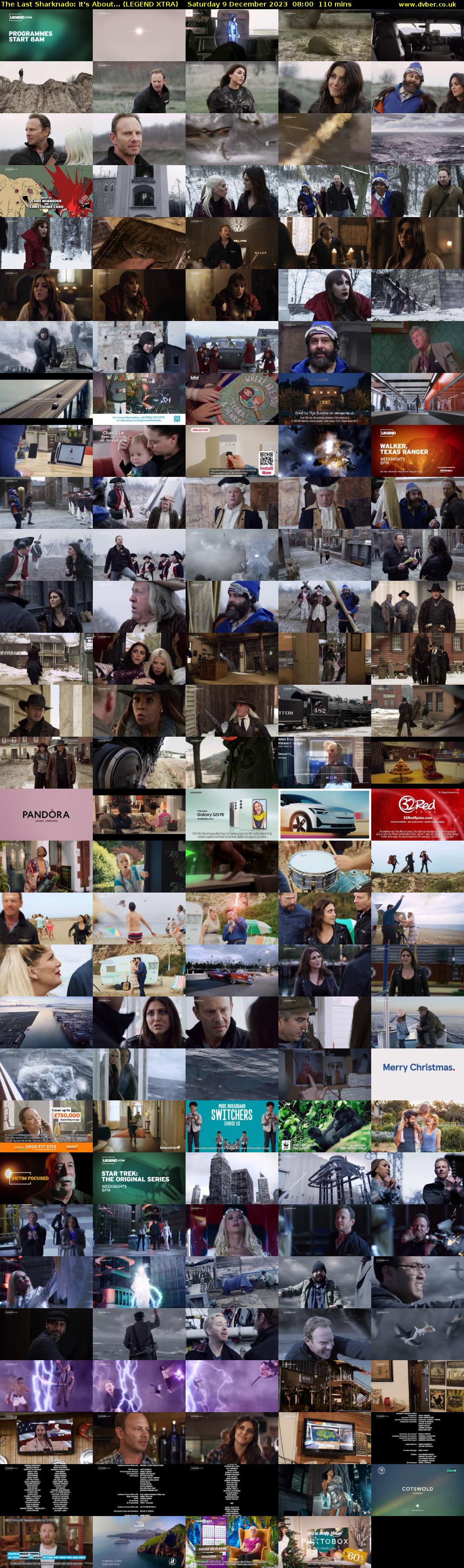 The Last Sharknado: It's About... (LEGEND XTRA) Saturday 9 December 2023 08:00 - 09:50
