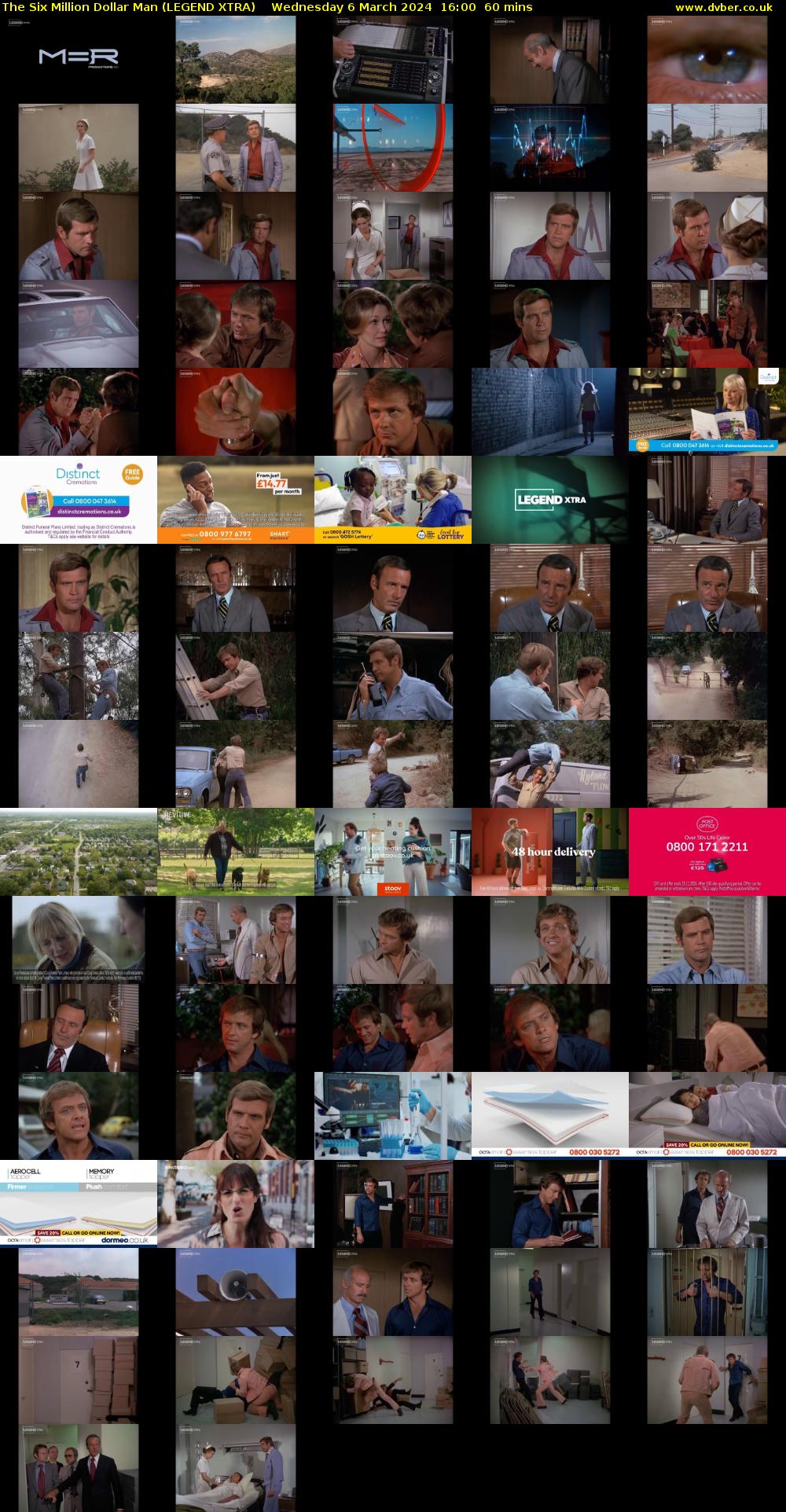 The Six Million Dollar Man (LEGEND XTRA) Wednesday 6 March 2024 16:00 - 17:00