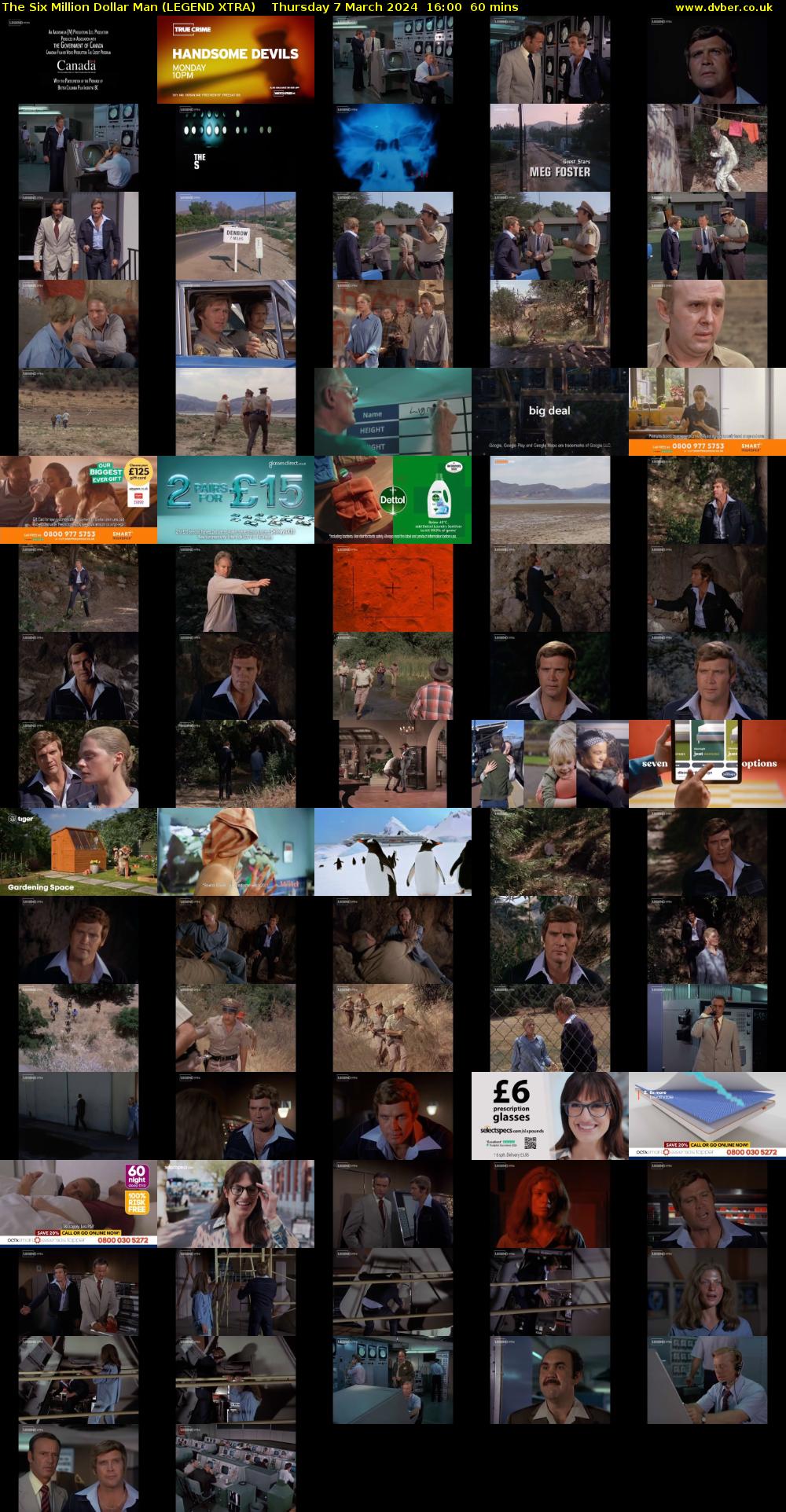 The Six Million Dollar Man (LEGEND XTRA) Thursday 7 March 2024 16:00 - 17:00
