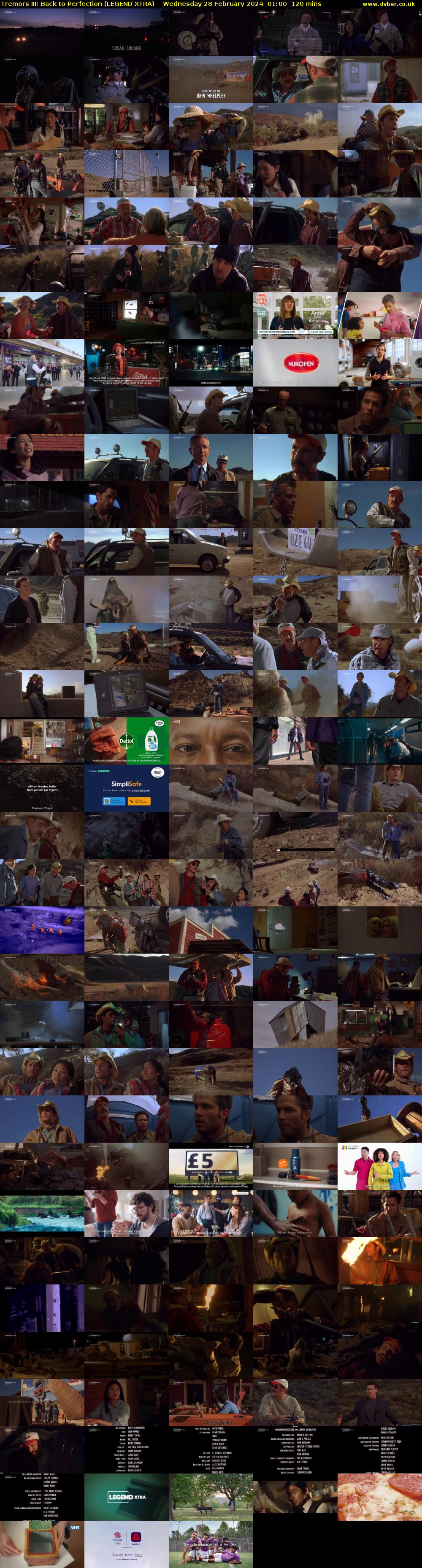 Tremors III: Back to Perfection (LEGEND XTRA) Wednesday 28 February 2024 01:00 - 03:00