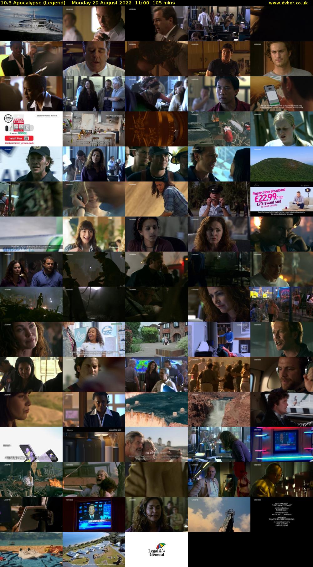 10.5 Apocalypse (Legend) Monday 29 August 2022 11:00 - 12:45