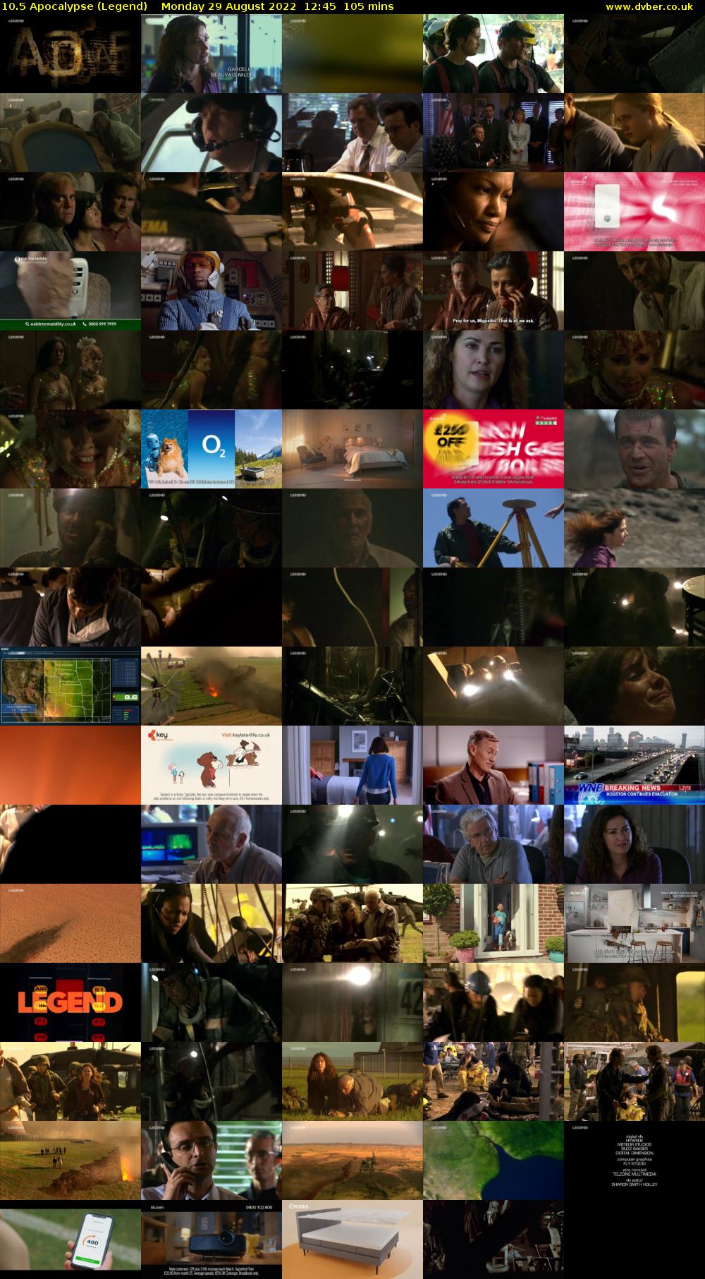 10.5 Apocalypse (Legend) Monday 29 August 2022 12:45 - 14:30