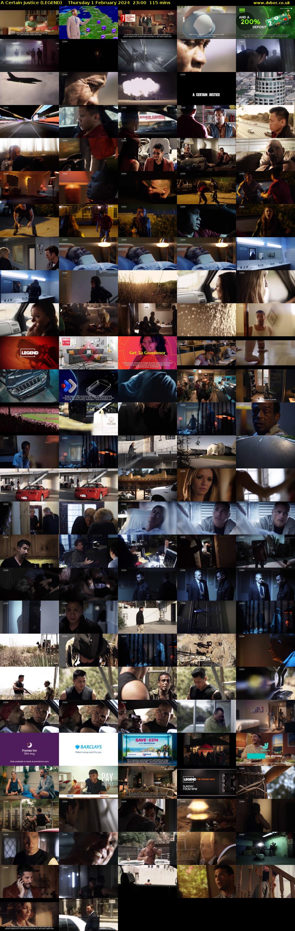 A Certain Justice (LEGEND) Thursday 1 February 2024 23:00 - 00:55