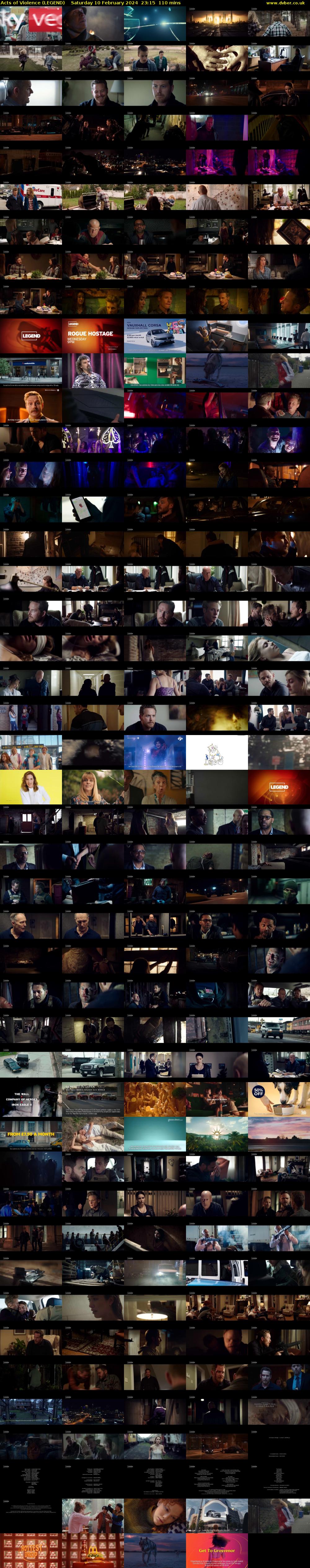 Acts of Violence (LEGEND) Saturday 10 February 2024 23:15 - 01:05