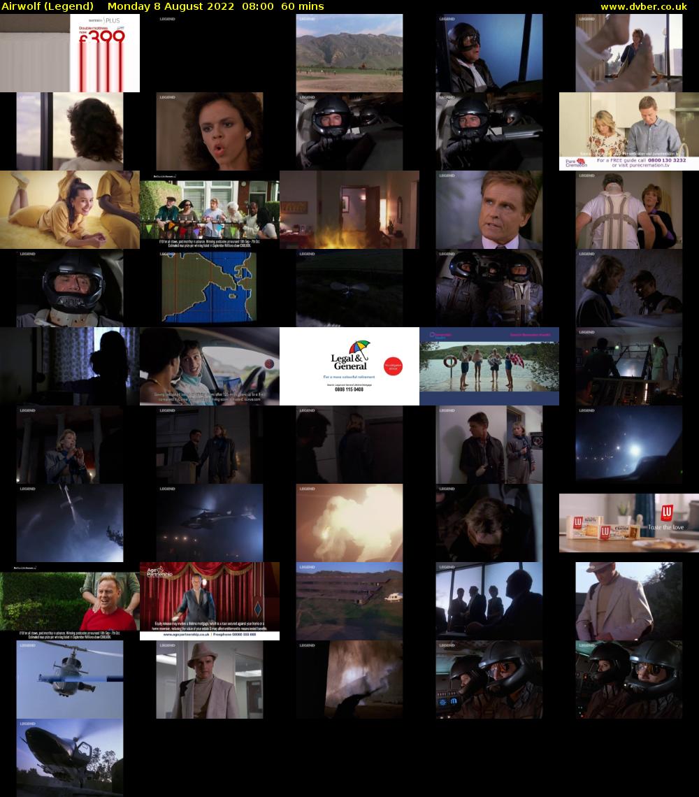 Airwolf (Legend) Monday 8 August 2022 08:00 - 09:00