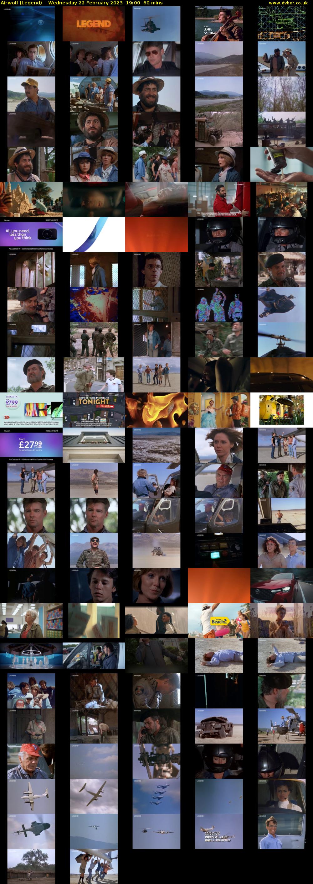 Airwolf (Legend) Wednesday 22 February 2023 19:00 - 20:00