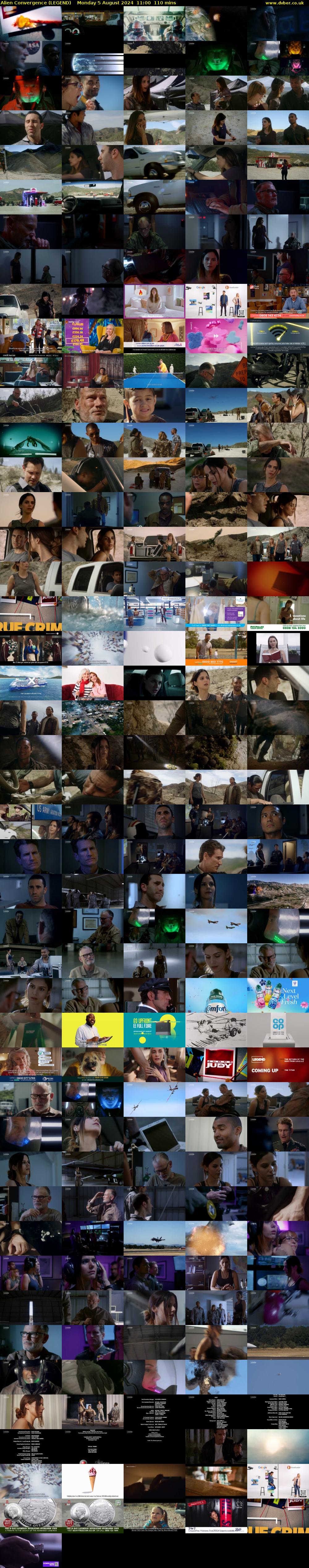 Alien Convergence (LEGEND) Monday 5 August 2024 11:00 - 12:50