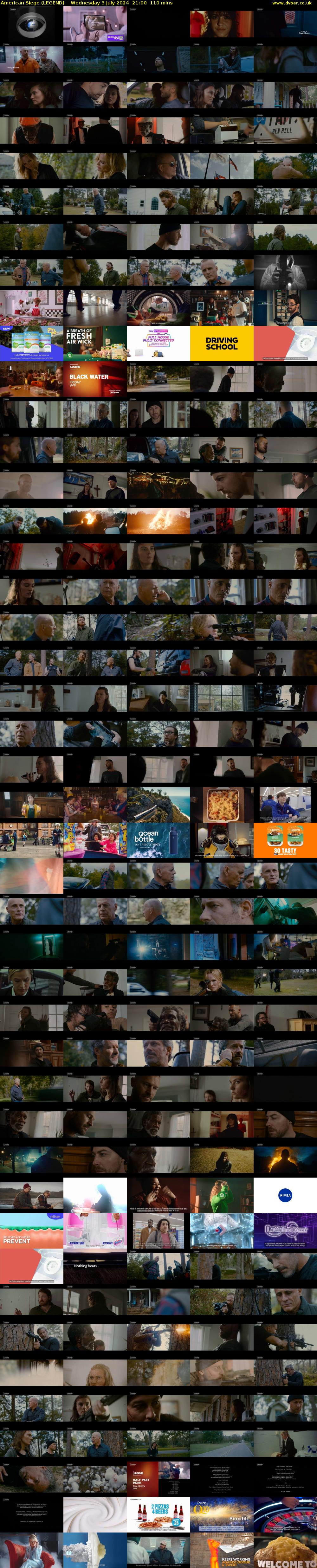 American Siege (LEGEND) Wednesday 3 July 2024 21:00 - 22:50