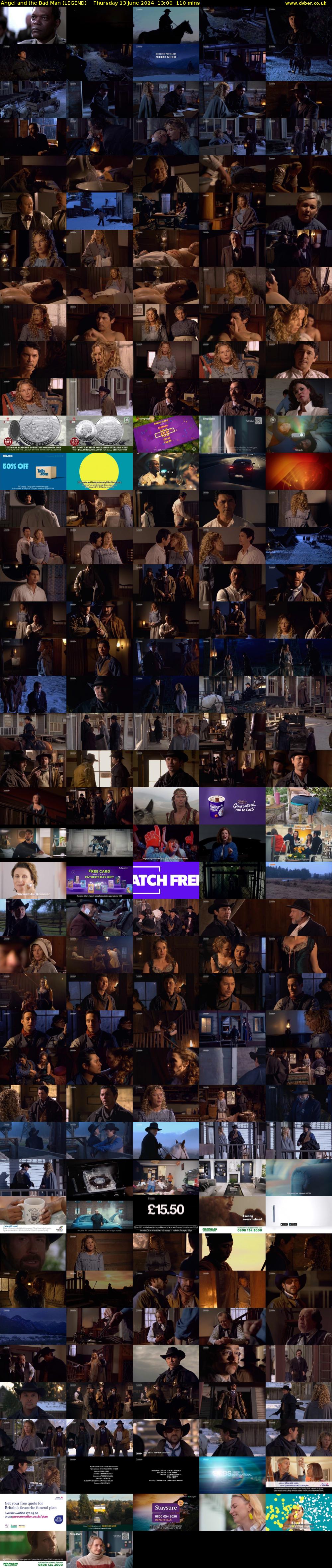 Angel and the Bad Man (LEGEND) Thursday 13 June 2024 13:00 - 14:50