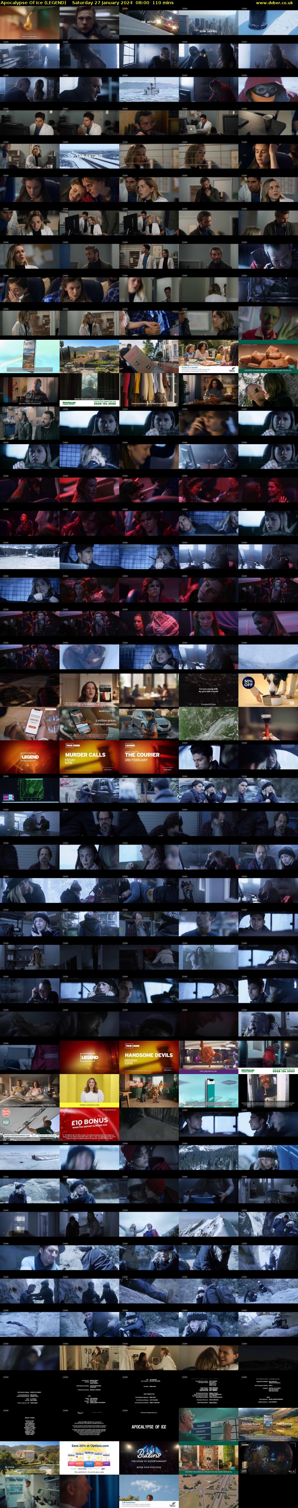 Apocalypse Of Ice (LEGEND) Saturday 27 January 2024 08:00 - 09:50