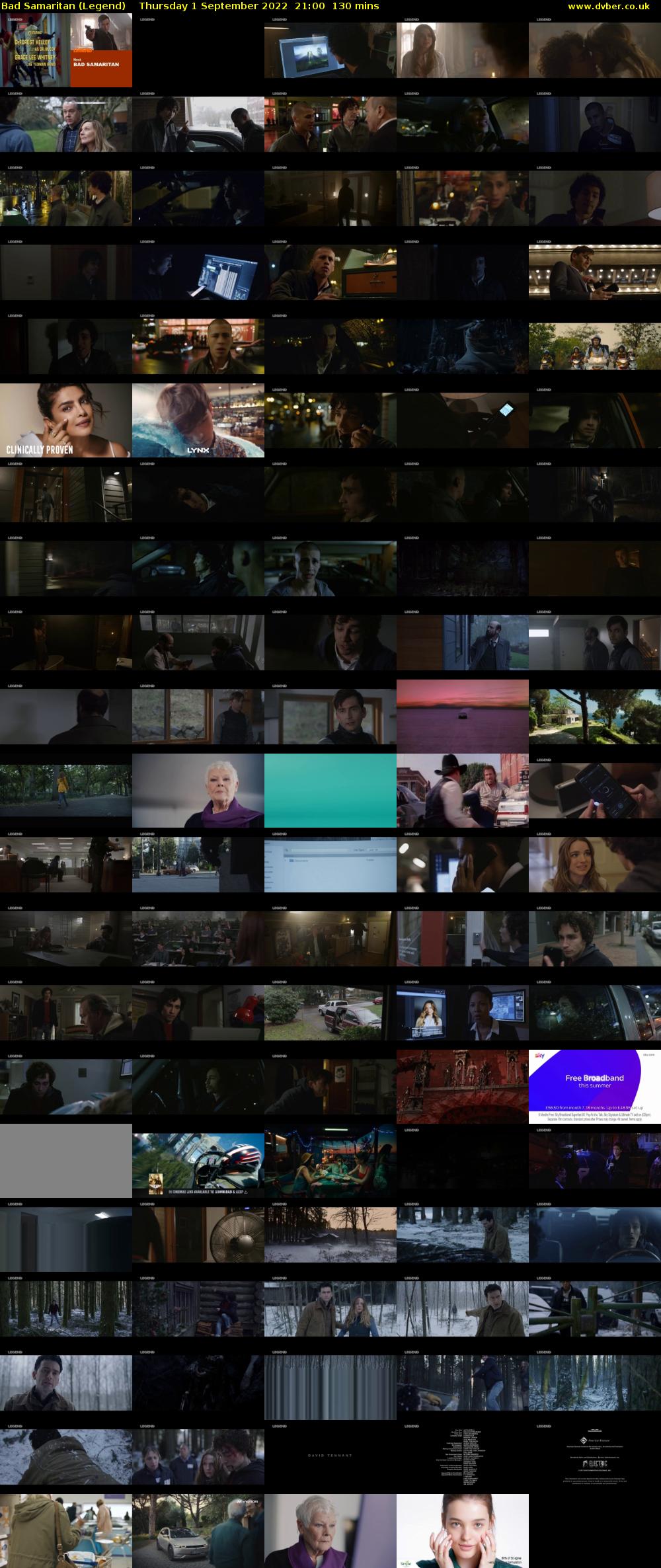 Bad Samaritan (Legend) Thursday 1 September 2022 21:00 - 23:10
