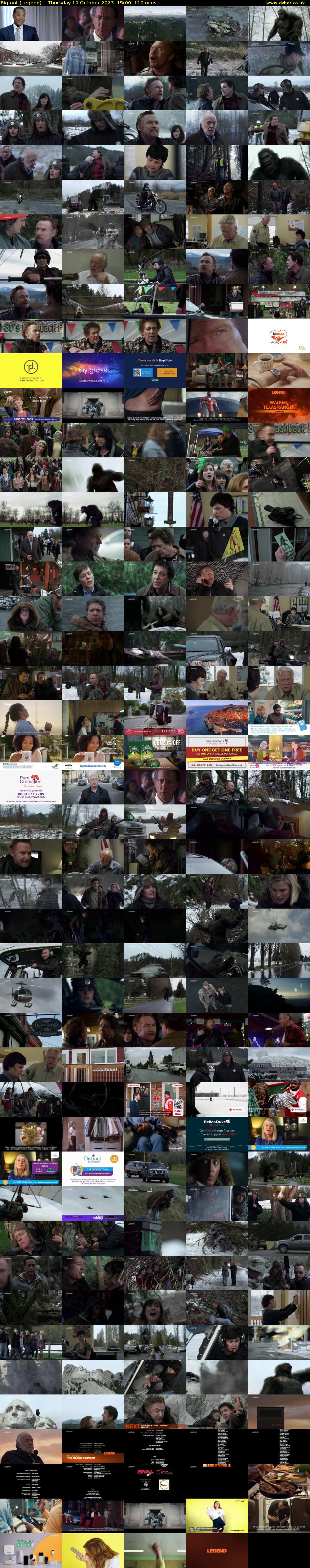 Bigfoot (Legend) Thursday 19 October 2023 15:00 - 16:50