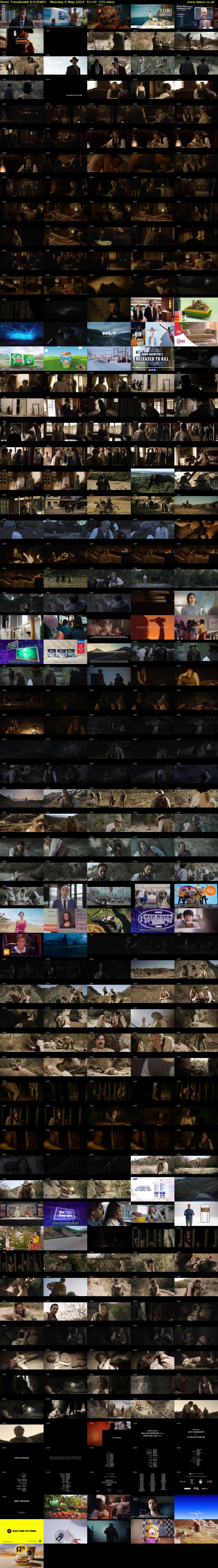 Bone Tomahawk (LEGEND) Monday 6 May 2024 01:20 - 03:55