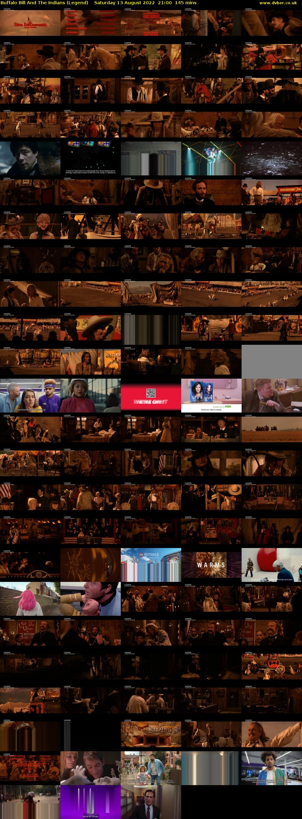 Buffalo Bill And The Indians (Legend) Saturday 13 August 2022 21:00 - 23:25