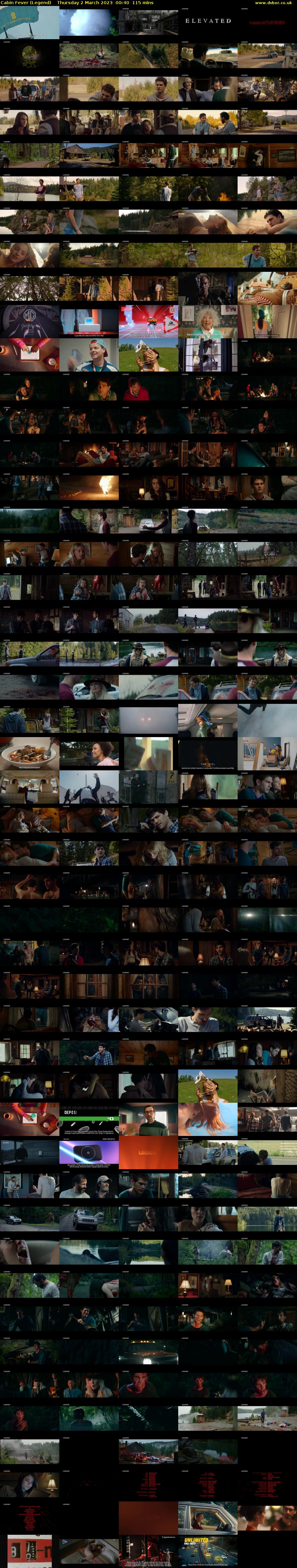 Cabin Fever (Legend) Thursday 2 March 2023 00:40 - 02:35