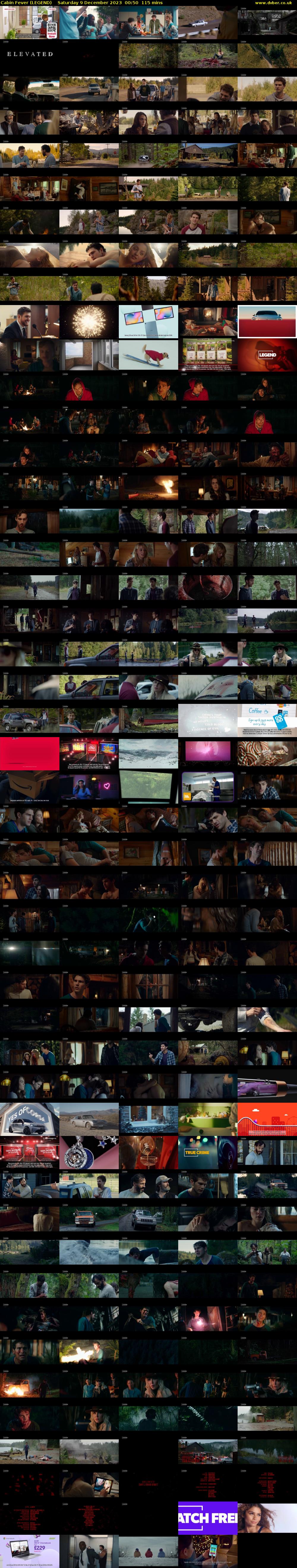Cabin Fever (LEGEND) Saturday 9 December 2023 00:50 - 02:45