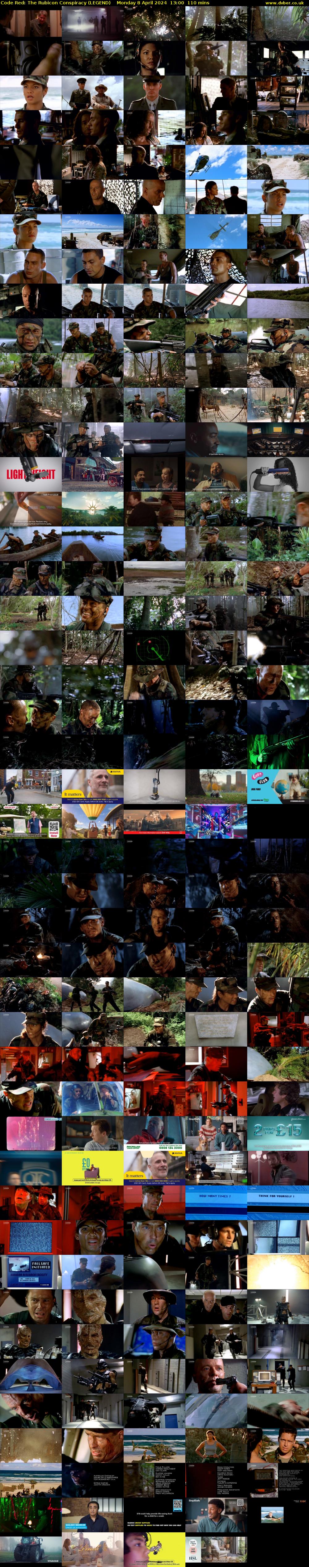 Code Red: The Rubicon Conspiracy (LEGEND) Monday 8 April 2024 13:00 - 14:50
