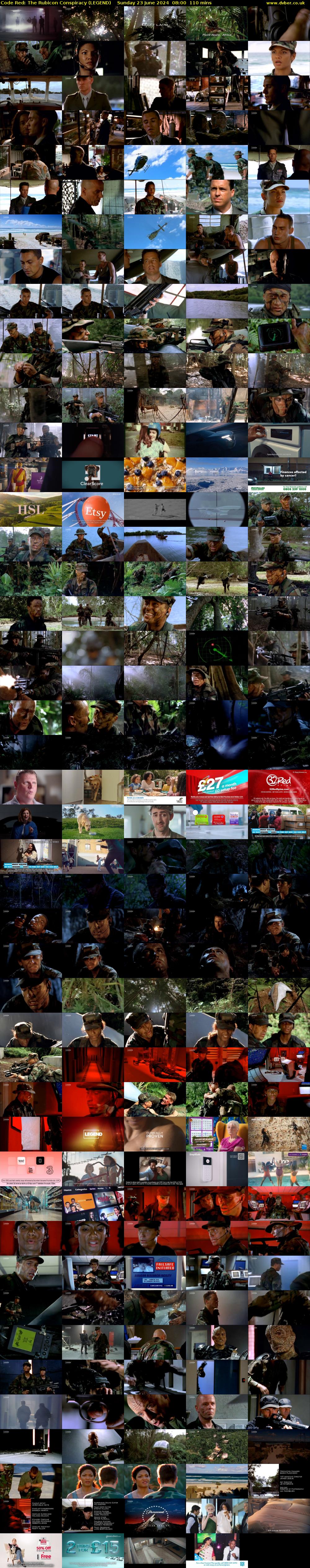Code Red: The Rubicon Conspiracy (LEGEND) Sunday 23 June 2024 08:00 - 09:50
