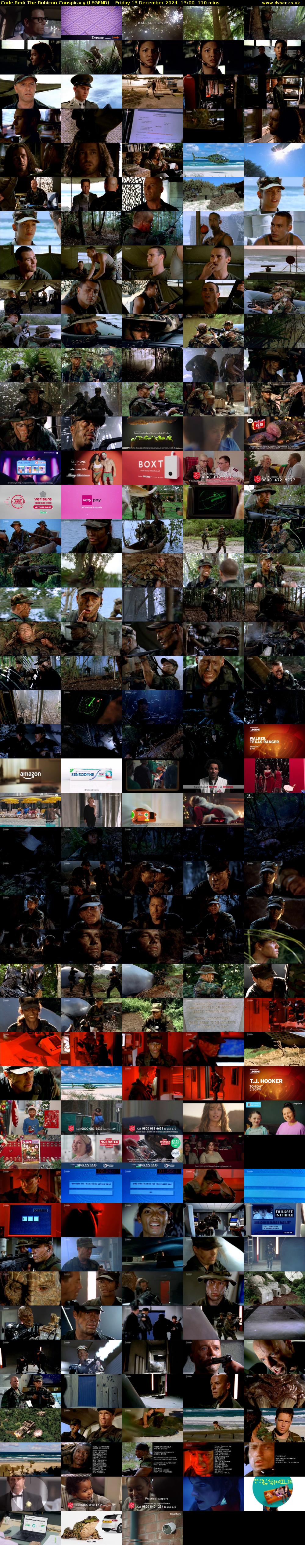 Code Red: The Rubicon Conspiracy (LEGEND) Friday 13 December 2024 13:00 - 14:50