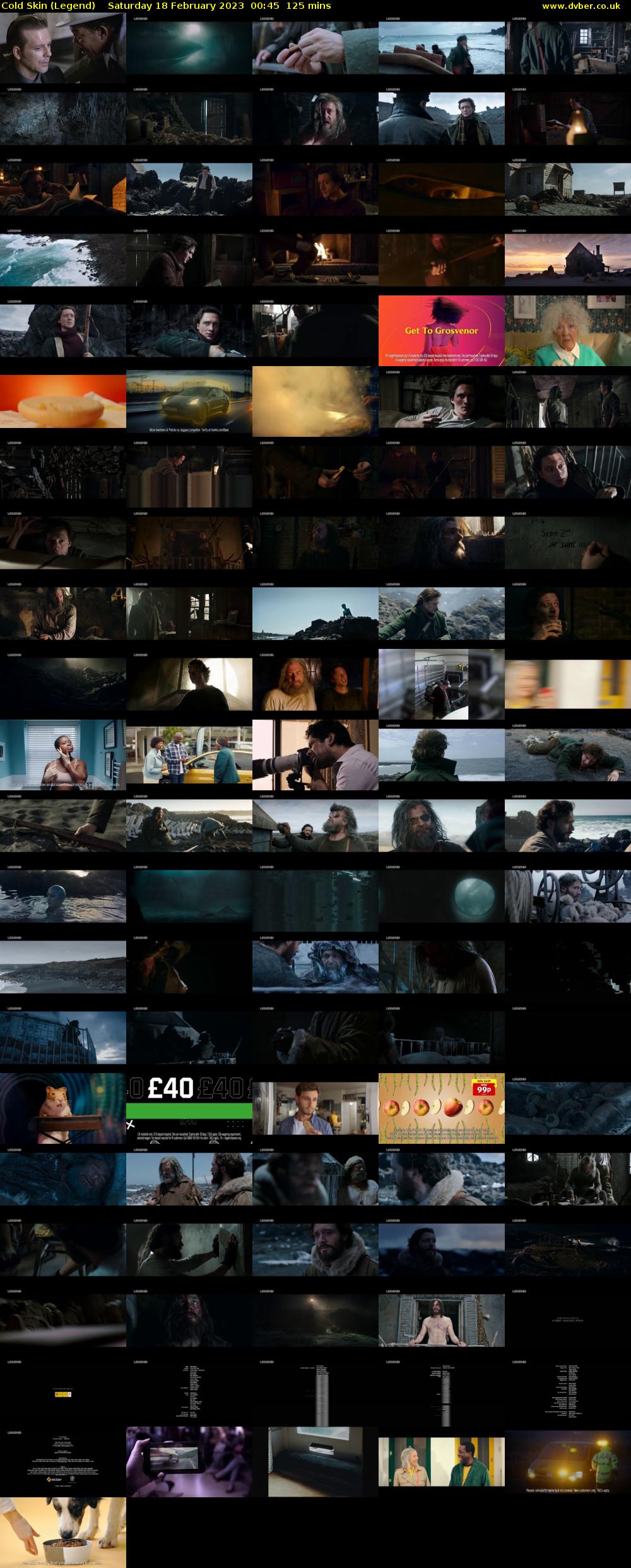 Cold Skin (Legend) Saturday 18 February 2023 00:45 - 02:50
