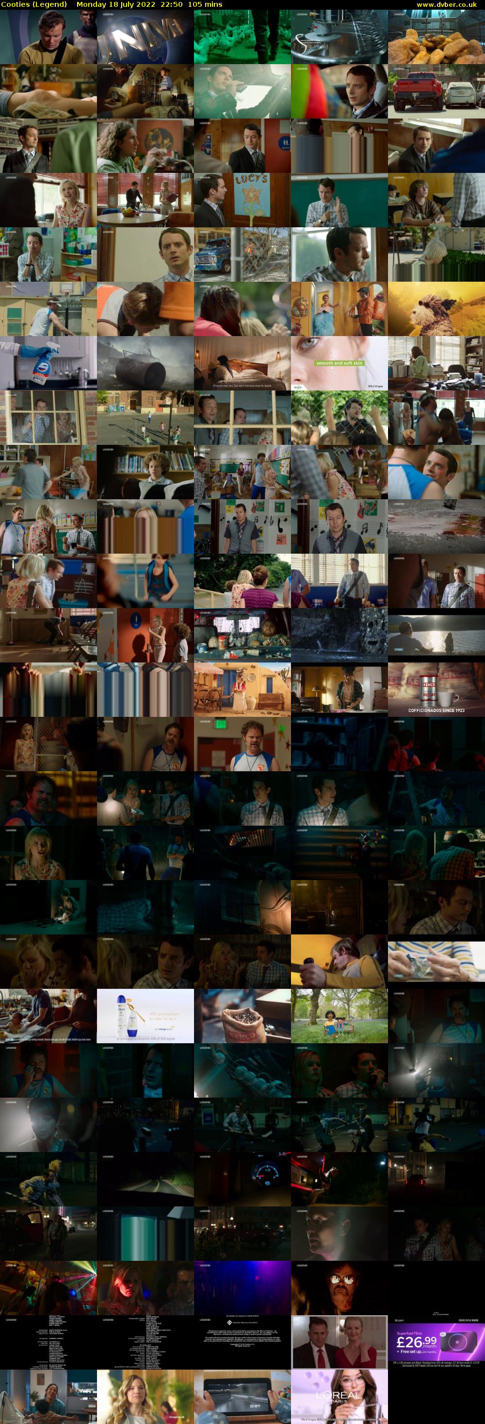 Cooties (Legend) Monday 18 July 2022 22:50 - 00:35