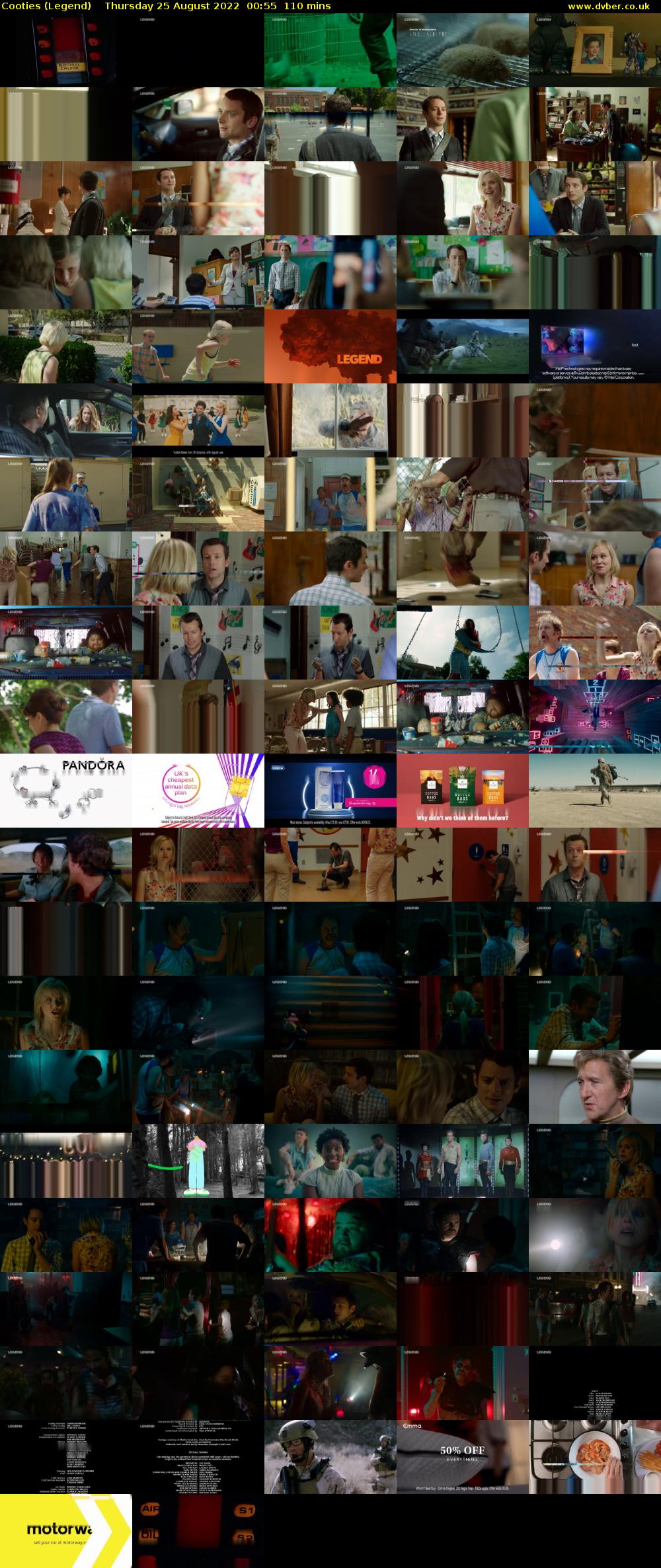 Cooties (Legend) Thursday 25 August 2022 00:55 - 02:45