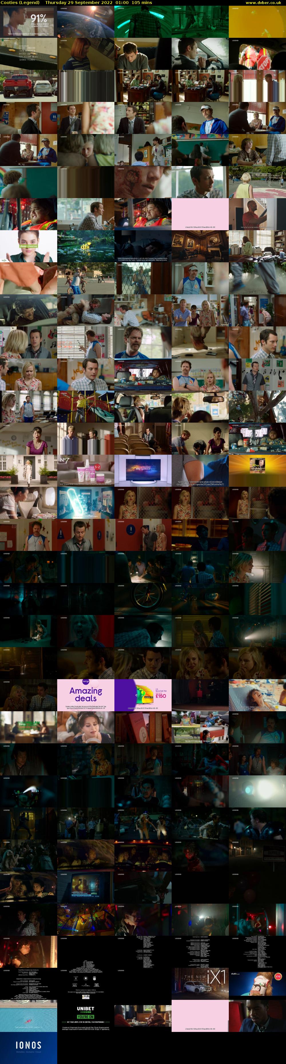 Cooties (Legend) Thursday 29 September 2022 01:00 - 02:45
