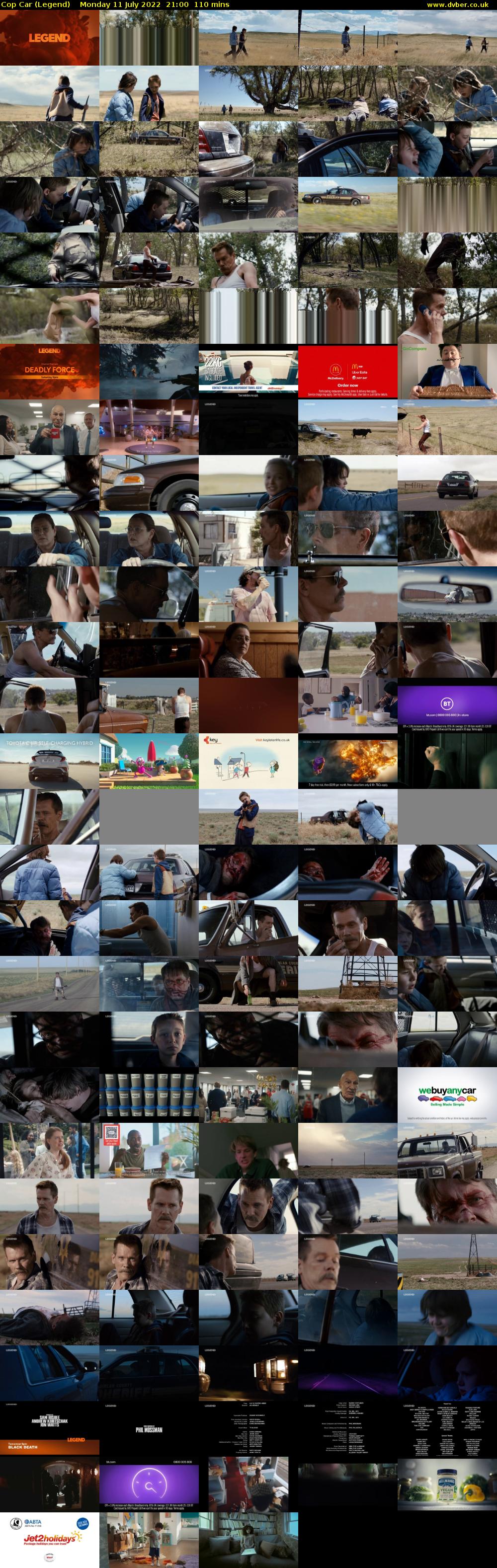 Cop Car (Legend) Monday 11 July 2022 21:00 - 22:50