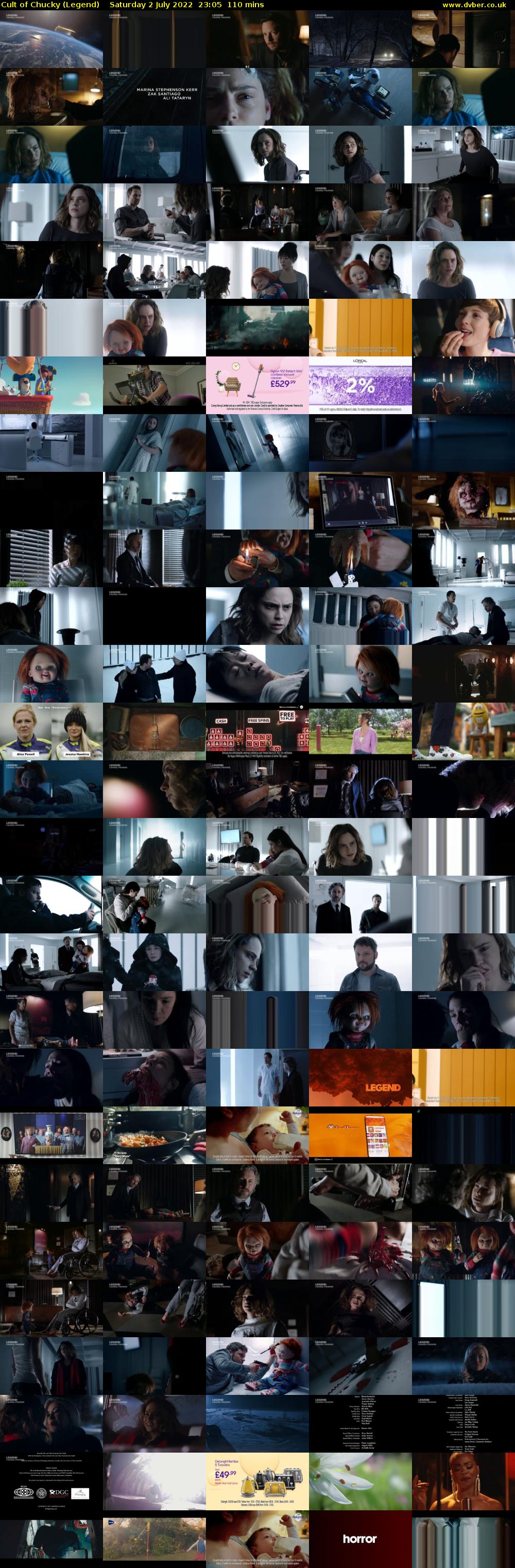 Cult of Chucky (Legend) Saturday 2 July 2022 23:05 - 00:55