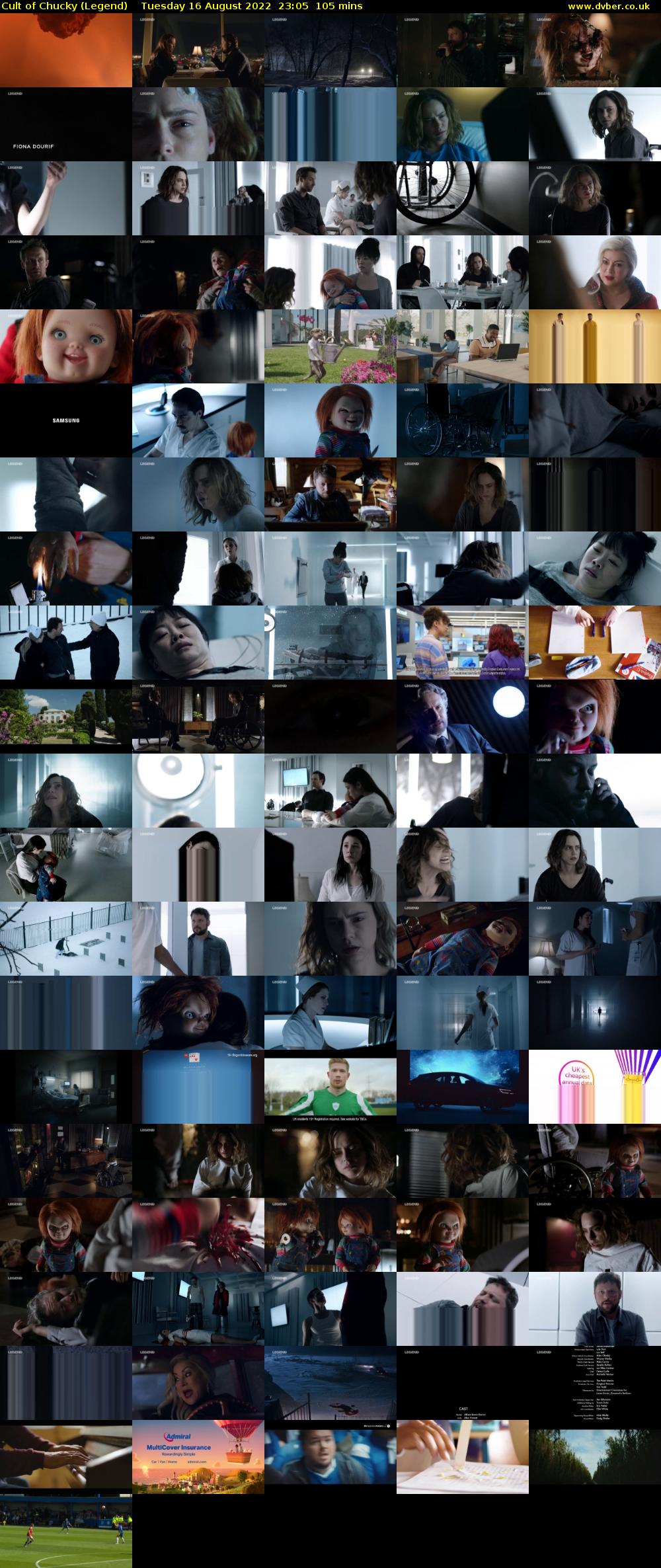 Cult of Chucky (Legend) Tuesday 16 August 2022 23:05 - 00:50